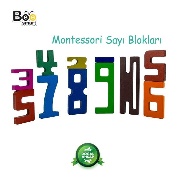 BS5855 BEE SMART MONTESSORI SAYI BLOKLARI