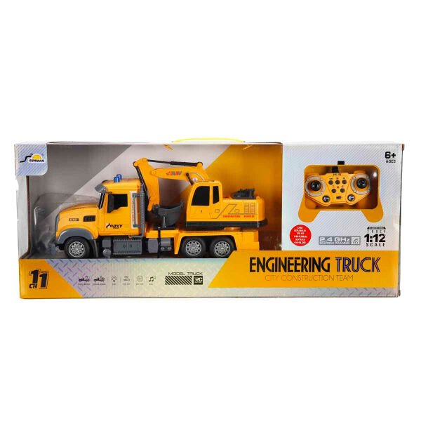 5093 SUN-RST-RC İŞ MAKİNESİ 1 12 İNŞAAT FF SES IŞIK 3 7V  USB 2 4 GHZ