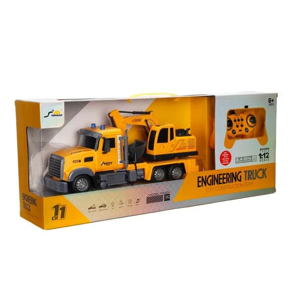 5093 SUN-RST-RC İŞ MAKİNESİ 1 12 İNŞAAT FF SES IŞIK 3 7V  USB 2 4 GHZ