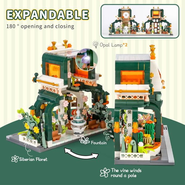 JK2362 Jaki Block - Monet'in Botanik Bahçesi 867 Parça Yapım Seti