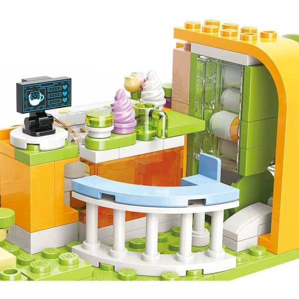 KP28017 Keeppley Lovely Street - BSH Kitten Juice Bar 315 Parça Yapım Seti