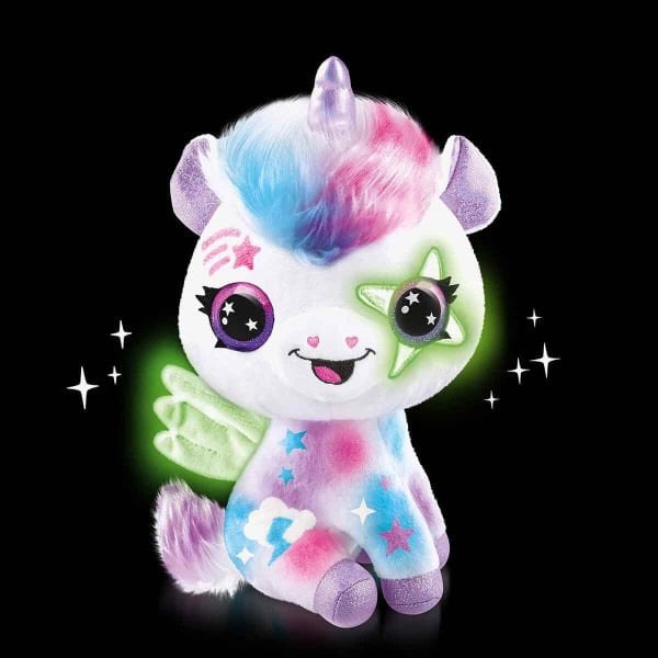 28788 Airbrush Peluş Karanlıkta Parlayan Sihirli Unicorn -Sunman