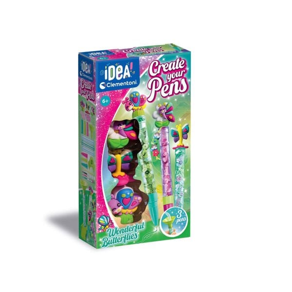 18873 Idea Clemetoni - Kalem Tasarım Seti - Kelebekler