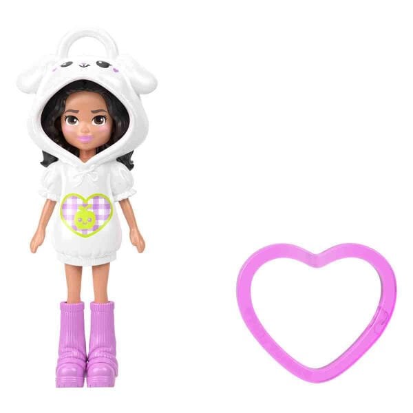 JMN38 Polly Pocket Kapüşonlu Bebekler