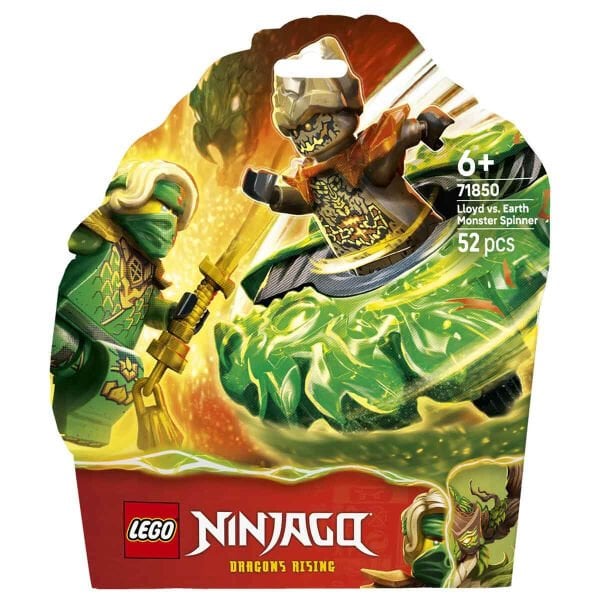 71850 Lego Ninjago Lloyd,Toprak Canavarı Topacına Karşı 52 parça +6 yaş