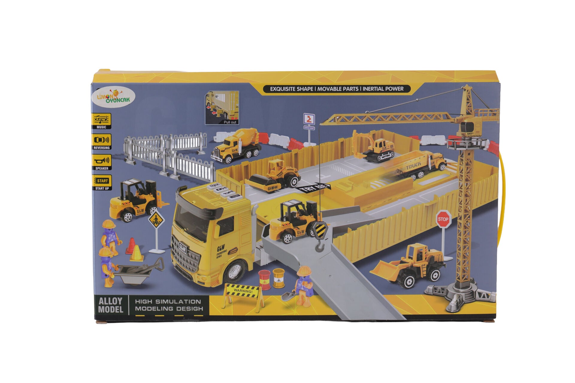 9901 TIRLI İŞ MAKİNELİ SESLİ IŞIKLI VİNÇ