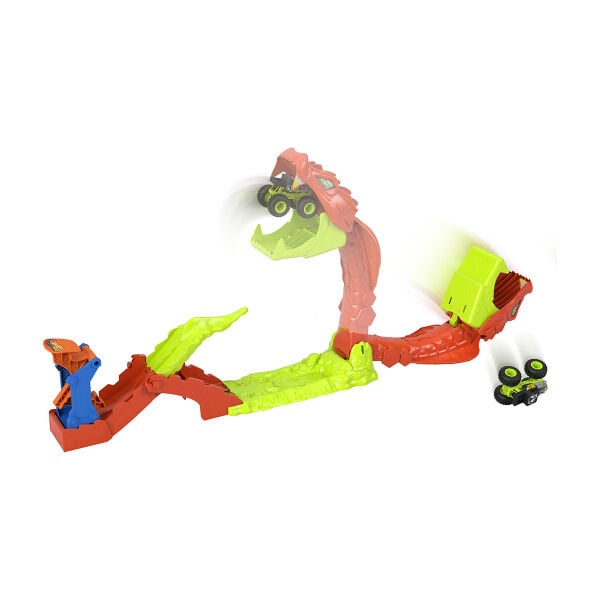 JJN44 Hot Wheels Monster Trucks Snake Bite Güç Darbesi