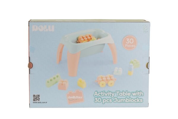 5211 OYUNCAK AKTİVİTE OYUN MASASI 30 PARÇA MEGA BLOK