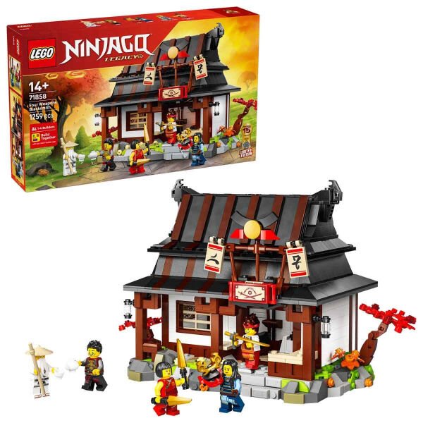 71858 Lego Ninjago Four Weapons Blacksmith 15.Yıl Limited Edition 1259 parça +14