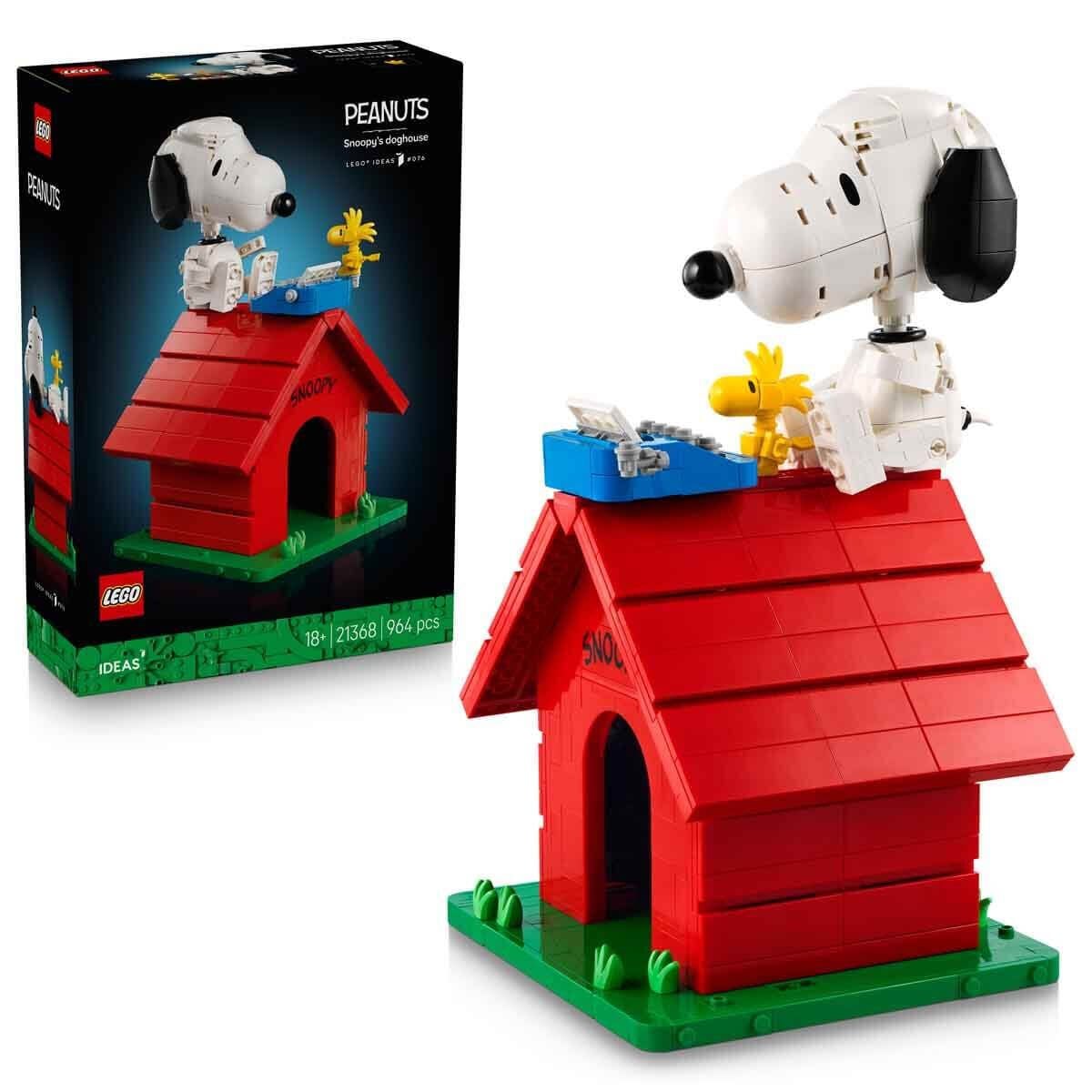 21368 Lego ideas Peanuts: Snoopynin Köpek Kulübesi 964 parça +18 yaş