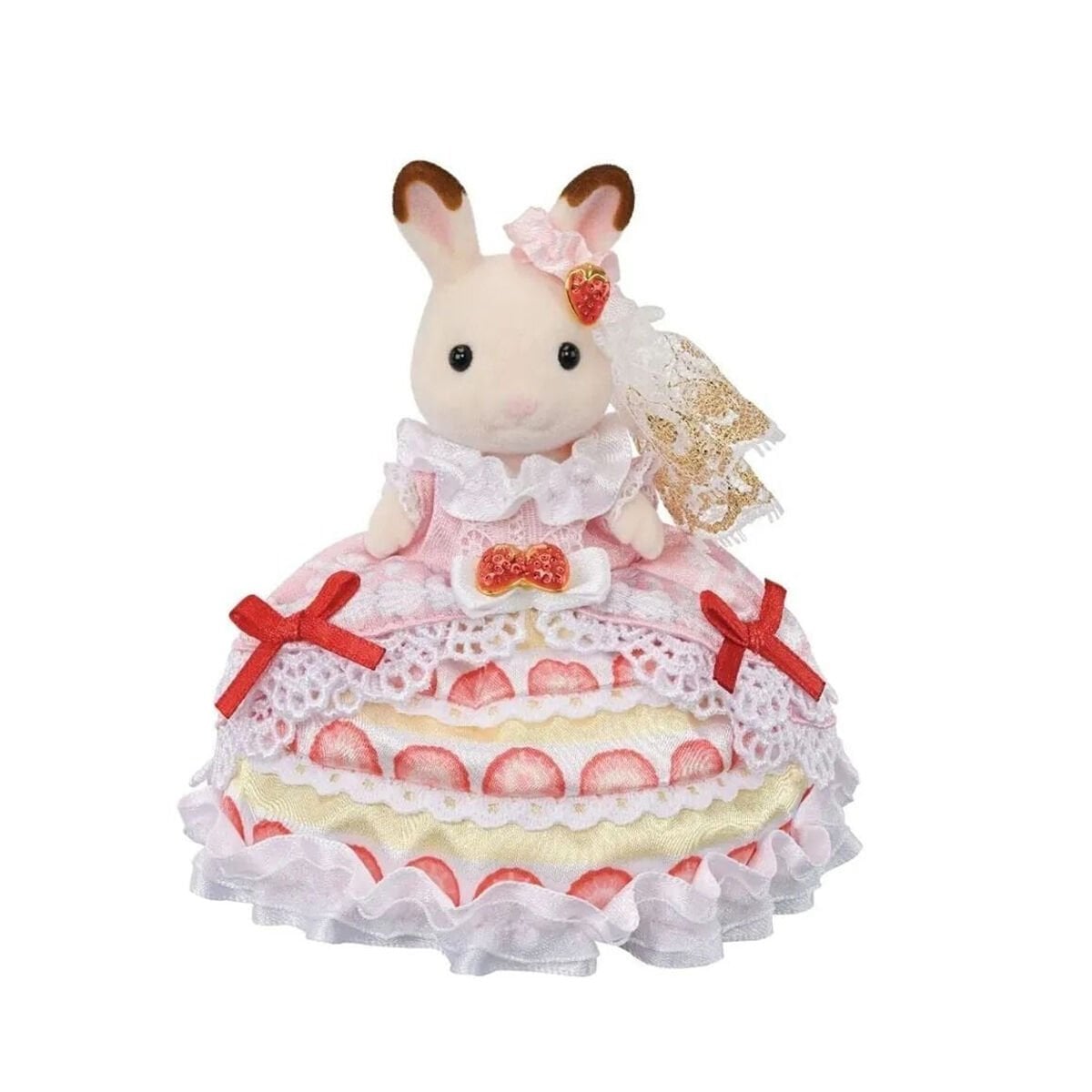 5847 Sylvanian Families Freyanın Doğum Günü Çilekli Pasta Elbisesi +3 yaş