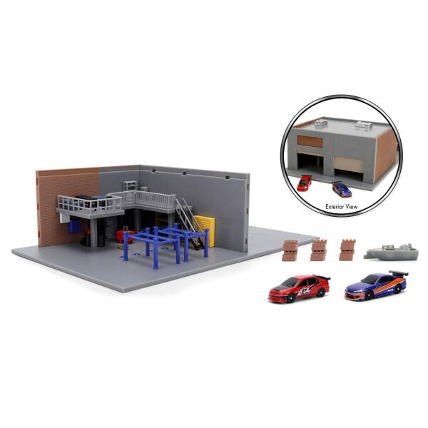 9336403314R00 Fast Furious Nano Hans Garage Diorama