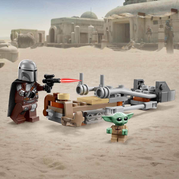 75436 Lego Star Wars Mandalorian ve Grogunun Hız Motoru 58 parça +6 yaş