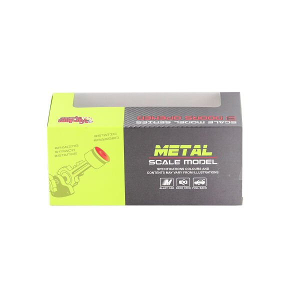 KM-36201A-Vardem Kutulu Çek Bırak 1:36 Metal Araba