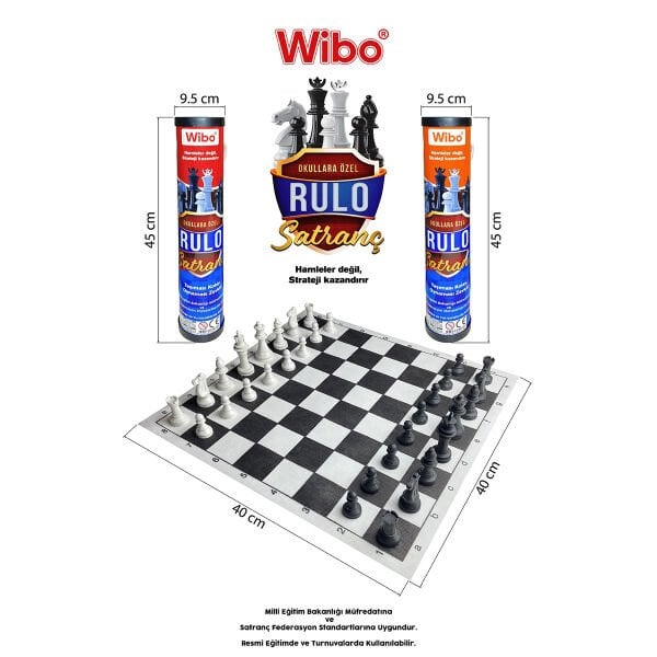 0758 WİBO RULO SATRANÇ TAKIMI
