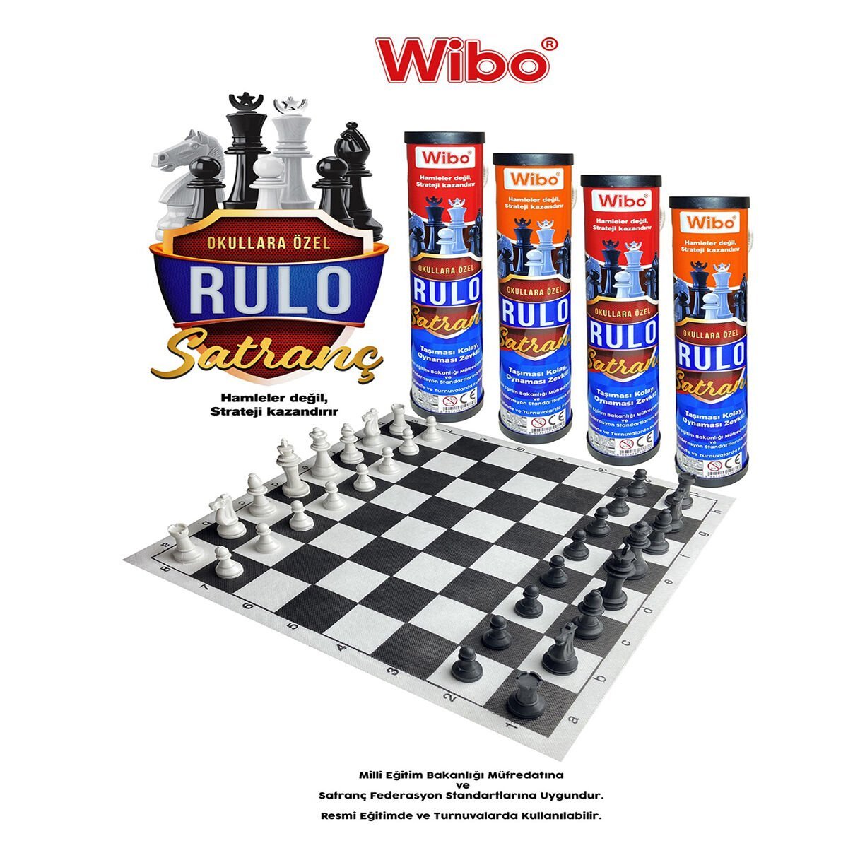 0758 WİBO RULO SATRANÇ TAKIMI