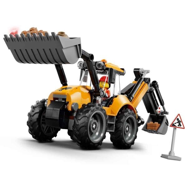 60480 Lego City Rides Sarı Kazıcı Yükleyici 301 parça +7 yaş