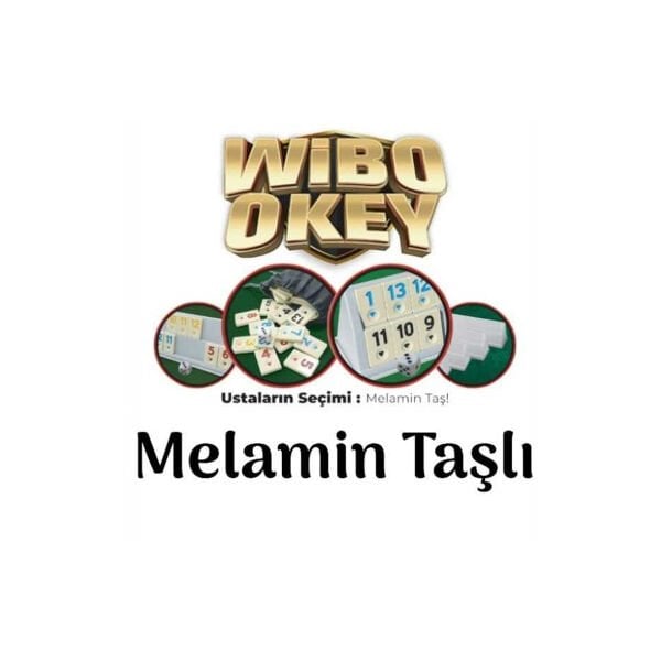 882097 WİBO PLASTİK OKEY TAKIMI