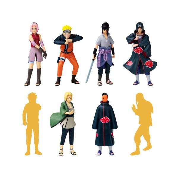 PMI NSH2070S NARUTO 8Lİ KOLEKSİYON FİGÜR SETİ ASORTİ