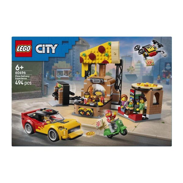 60496 Lego City Pizza Kurye Macerası 494 parça +6 yaş