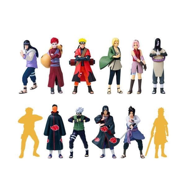 PMI NSH2080S NARUTO 12Lİ KOLEKSŞYON FİGÜR SETİ ASORTİ