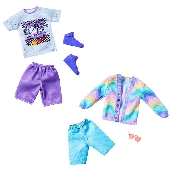 GWC31 Ken Fashion - Ken Kıyafet ve Aksesuar Seti