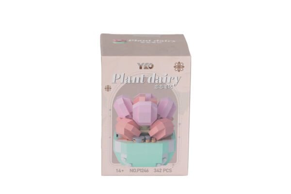 P1246 PANLOS SİMÜLASYON ÇİÇEK SERİSİ 342 PARÇA BLOCK OYUNCAK