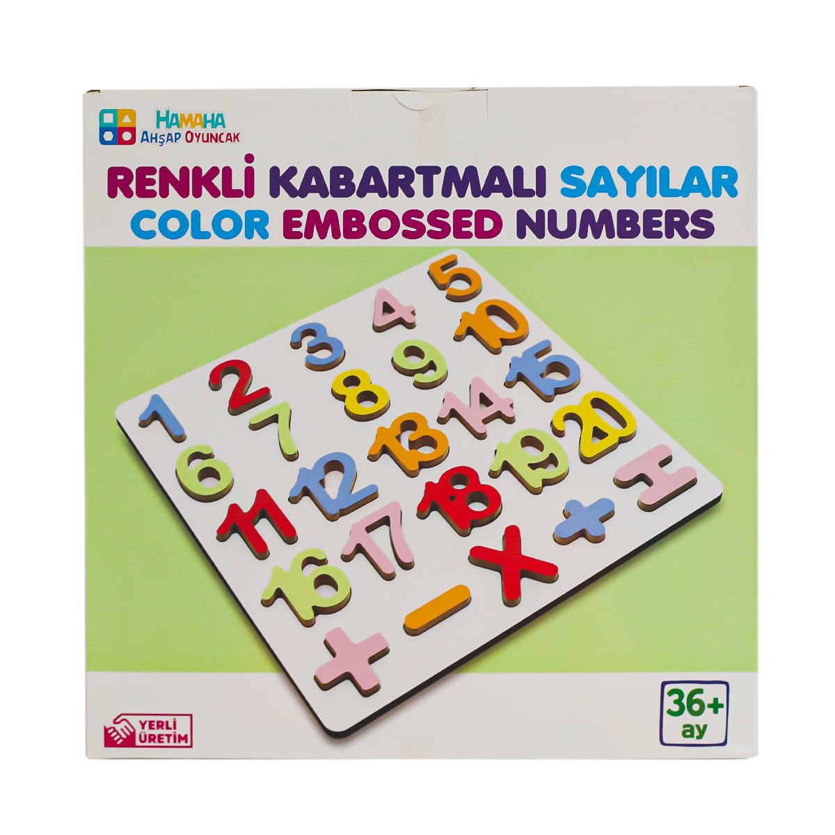 HMH-123 Hamaha, Ahşap Eğitici Kabartmalı Sayılar