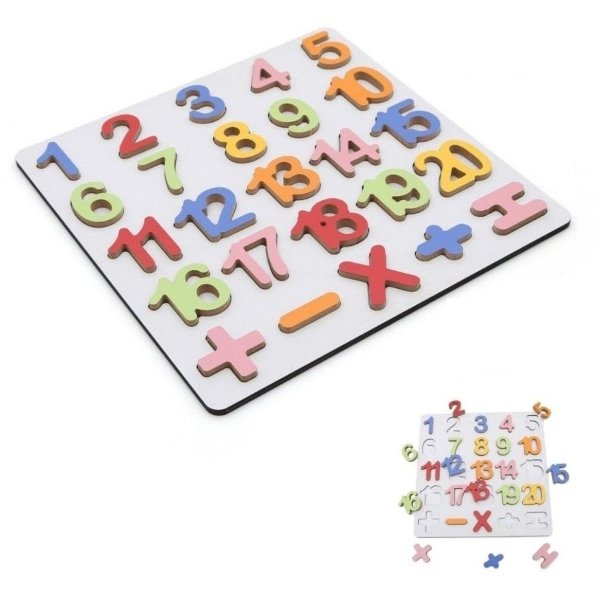 HMH-123 Hamaha, Ahşap Eğitici Kabartmalı Sayılar