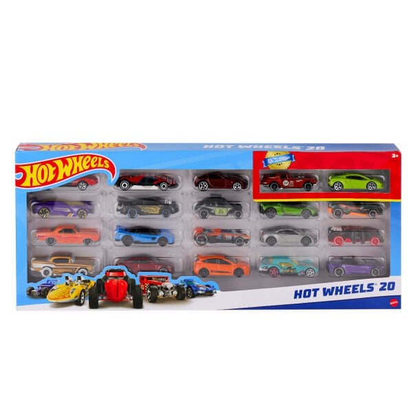 H7045 Hot Wheels 20'li Araba Seti