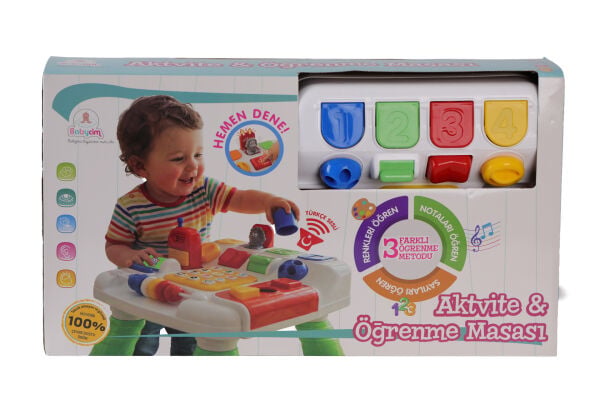 URT028-001 BABYCİM AKTİVİTE VE ÖĞRENME MASASI