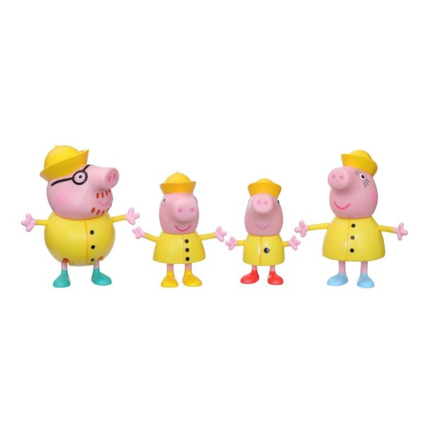 F2171 Peppa Pig ve Ailesi 4lü Figür Seti +3 yaş