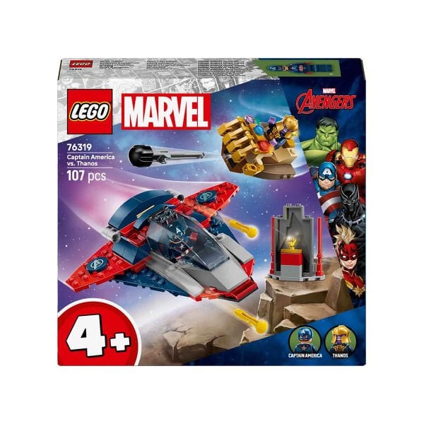 76319 Lego Marvel Kaptan Amerika Thanosa Karşı 107parça +4 yaş