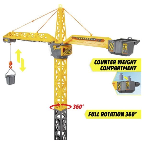 203729023 RC Titan Crane

2 4 GHz left right up down 360°rotatable trolley