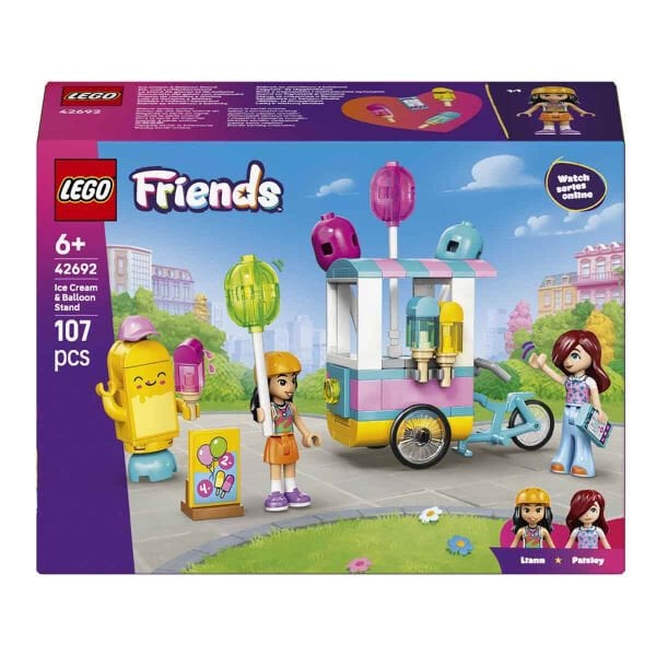 42692 Lego Friends Dondurma ve Balon Standı 107 parça +6 yaş
