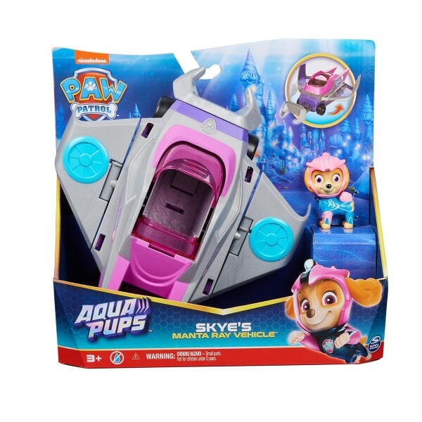 44669 SUN-SPM-FİGÜR SET PAW PATROL AQUA TEMALI ARAÇ SKYE