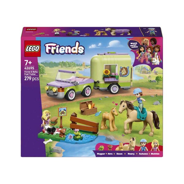 42695 Lego Friends At ve Tay Römorku 279 parça +7 yaş