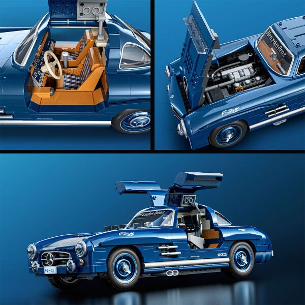 HWW25 Mattel Brick Shop Hot Wheels Premium Serisi - Mercedes-Benz 300SL