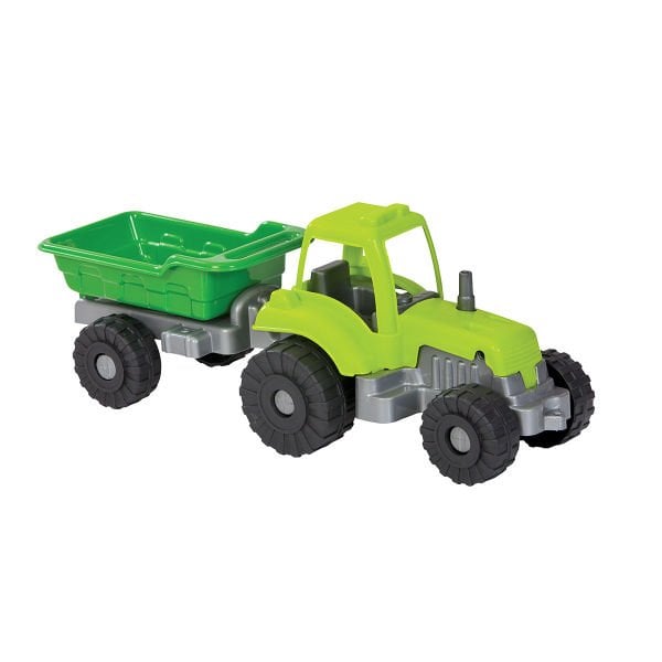 URT-08-0419 Power Workers Mini Traktör Römorklu -MGS Oyuncak