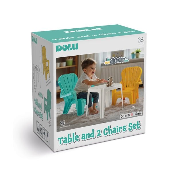 2617 OYUNCAK MASA VE 2Lİ SANDALYE SET