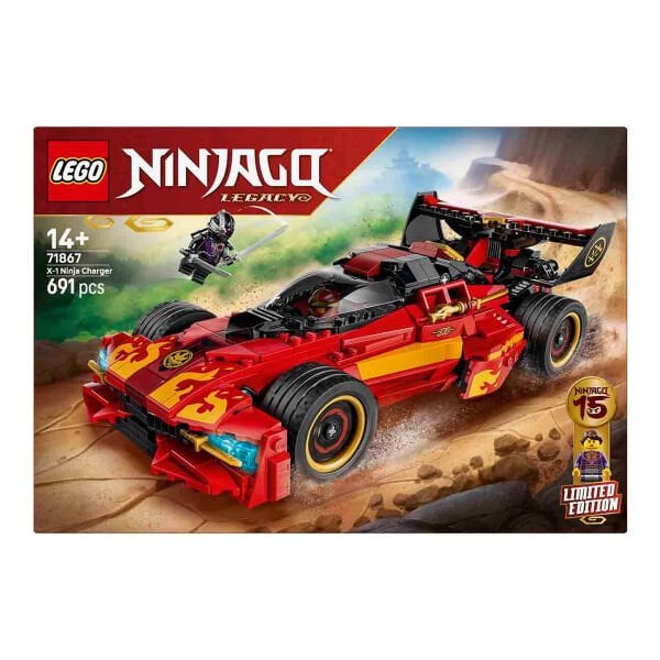 71867 Lego Ninjago X-1 Ninja Turbo Otomobili 15. Yıl Dönümü 691 parça +14 yaş