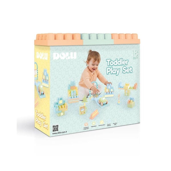 5235 OYUNCAK YOL VE BLOK SET 50 PARÇA