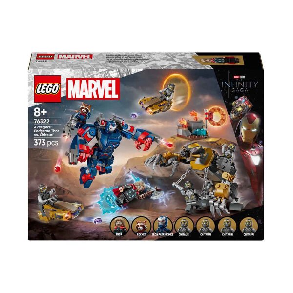 76322 Lego Marvel Avengers: Endgame Thor, Chitauriye Karşı 373 parça +8 yaş