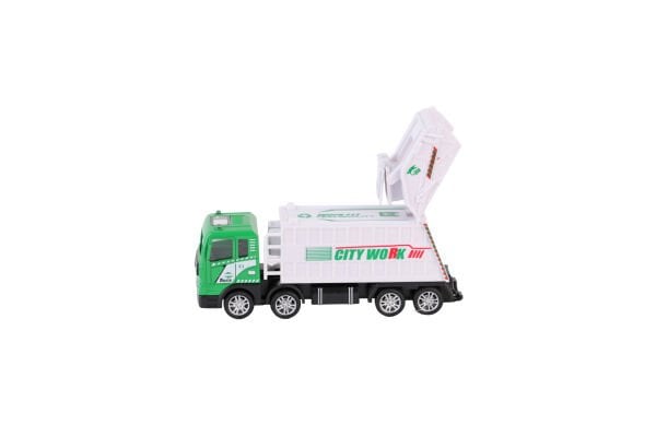 YH-711-57A SÜRTMELİ METAL 1:50 ÇÖP KAMYONU