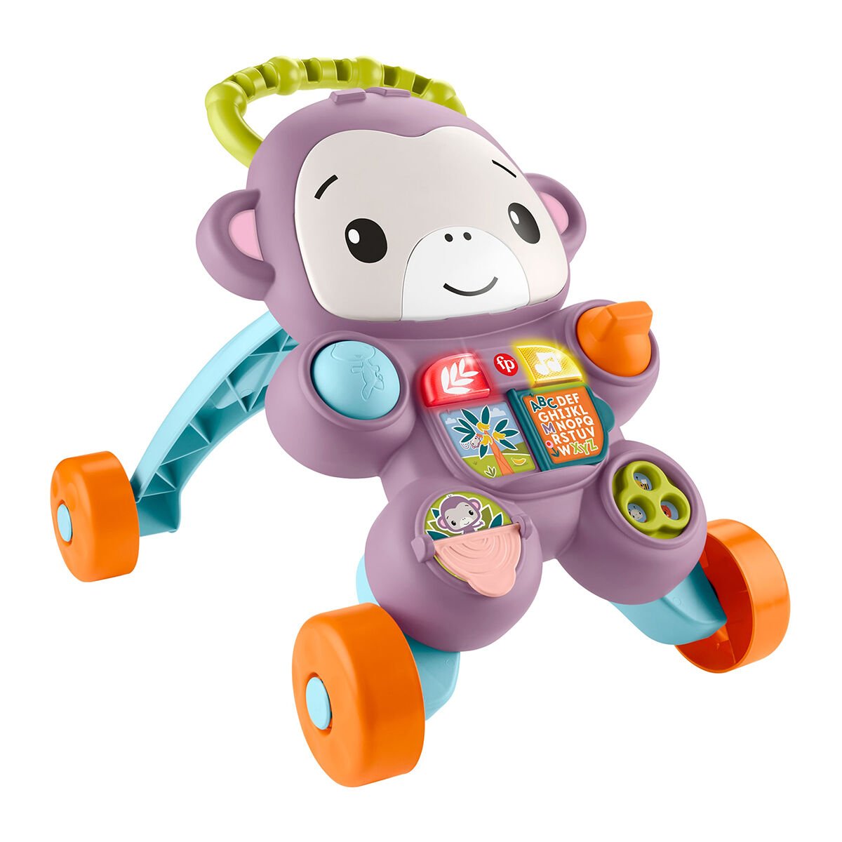 JGW94 Fisher-Price Benimle Öğren Mor Maymun Yürüteç