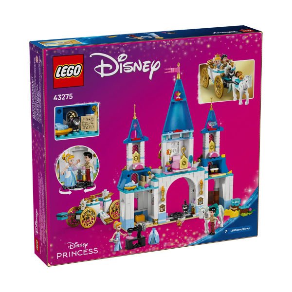 43275 Lego Disney Prensesi Sindirella'nın Şatosu ve At Taşıyıcı 596 parça +6 yaş