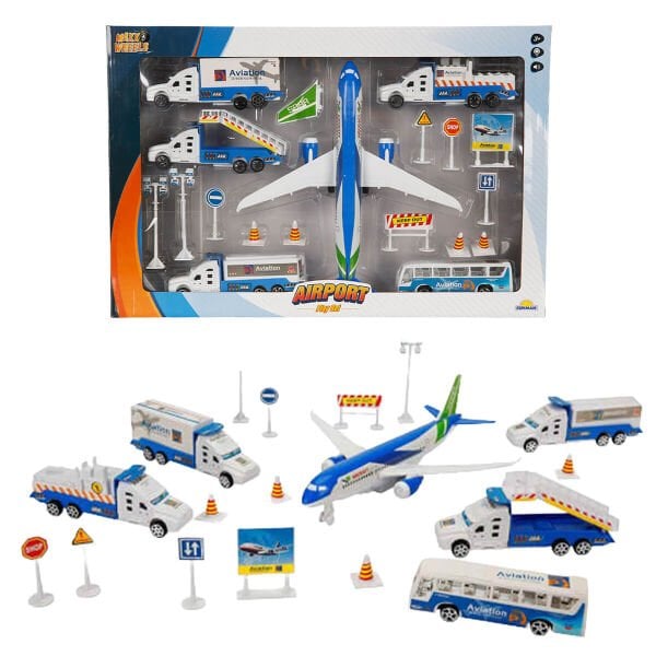 1012381 SUN YFN MXX OYUN SET HAVAALANI UÇAKLI SES IŞIKLI BYK MV