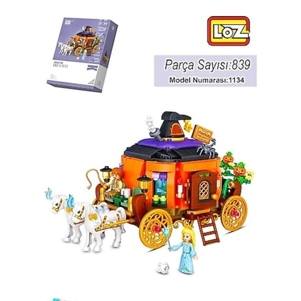 LZ-LOZ KABAK ARABASI 839 PARÇA BLOK OYUNCAK