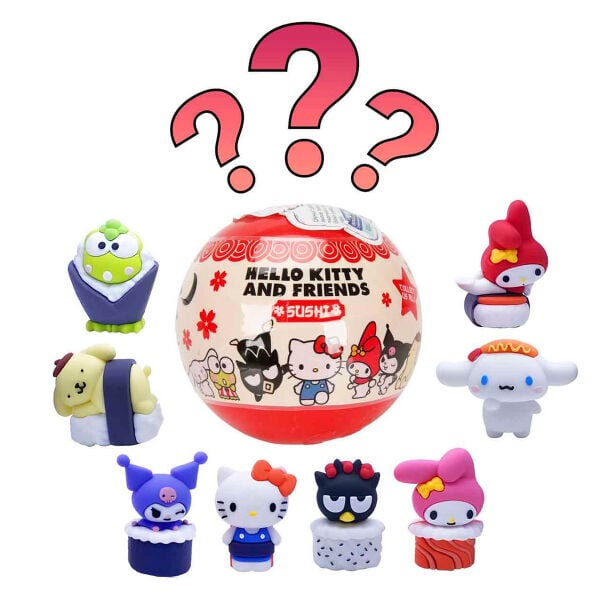 1020542 SUN-ITG-CLT-3D FİGÜR H.KITTY AND FRIENDS SUSHI SÜRPRİZ PAKET HKTY 3R 3