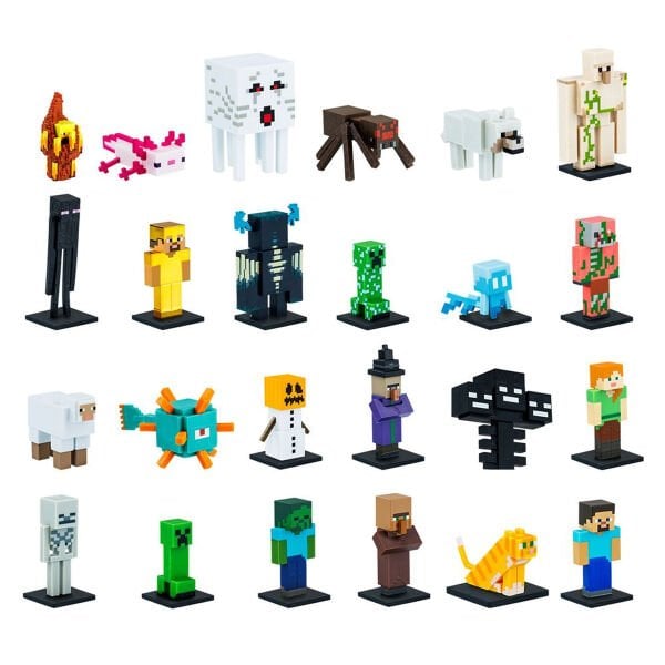 PMI MC2005 Minecraft Sürpriz 3D Figür Toppeez 24lü